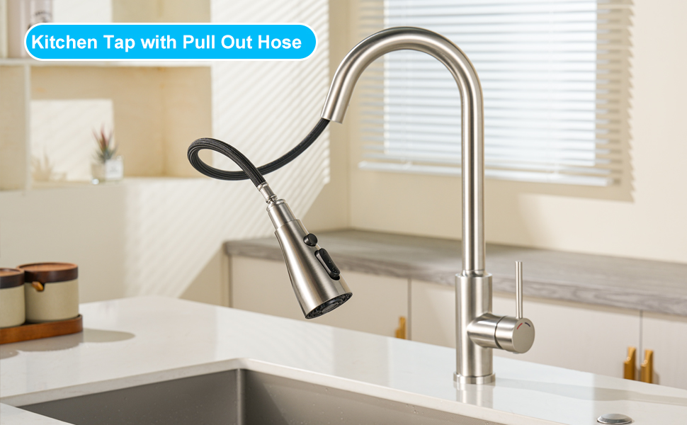 grifos del fregadero de la cocina