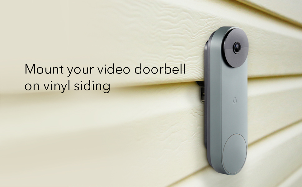 Wasserstein Doorbell Vinyl Siding Mount Install Your Video Doorbell