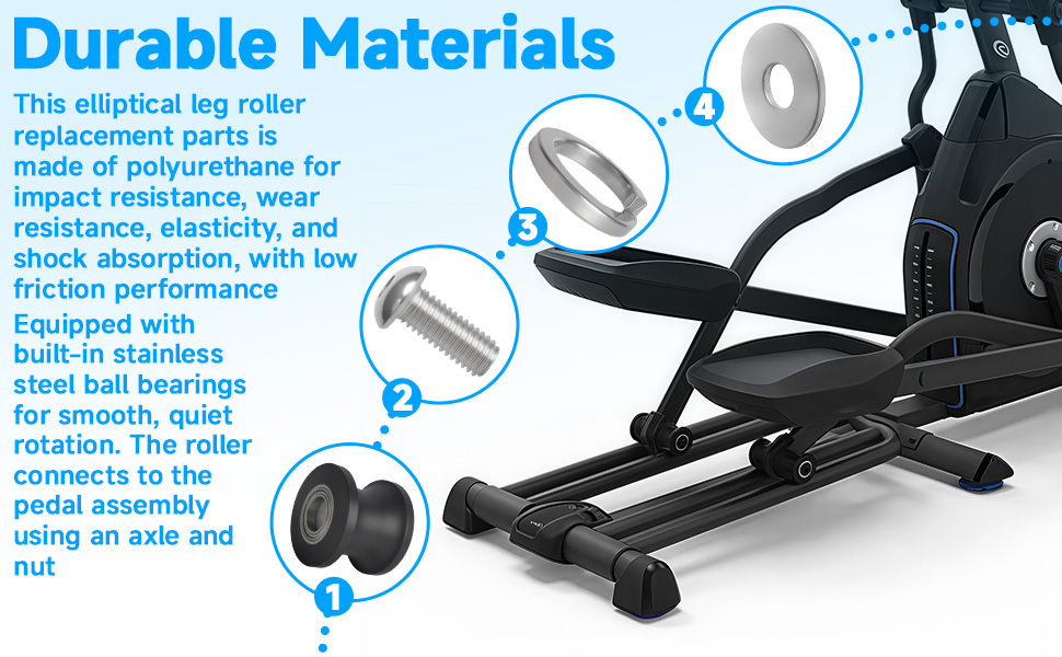 elliptical replacement wheels drive roller replacement wheels/rollers replacement parts
