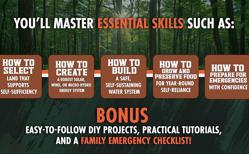 Living off-grid skills