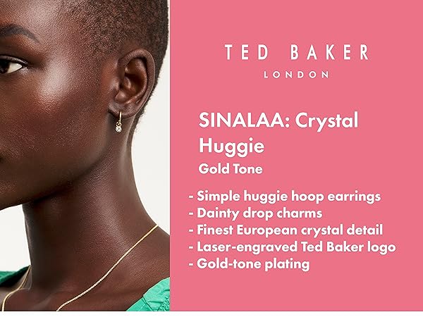 ted baker sinalaa crystal huggie earring