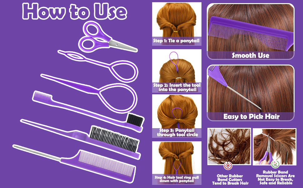elastic hair ties