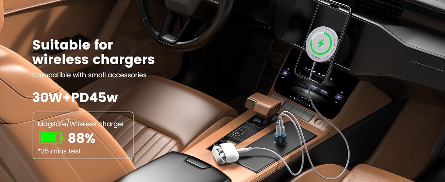 MOSWAG Car Charger Adapter