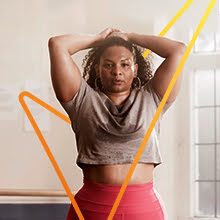 Image of woman moving