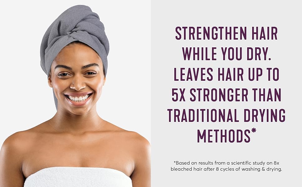 Madison Reed x AQUIS Quick Drying Towel, Strengthen Hair