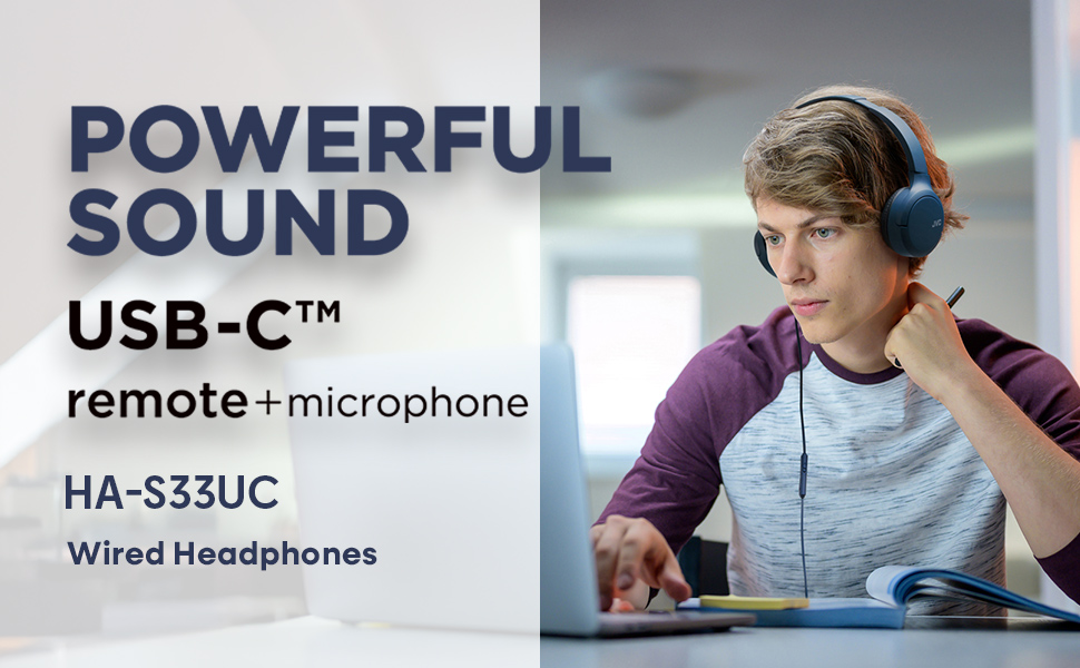 Amazon.com: JVC USB-C Wired On-Ear Headphones with Mic