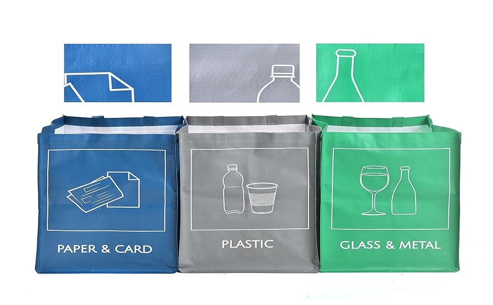 REUSABLE RECYCLE BIN BAGS