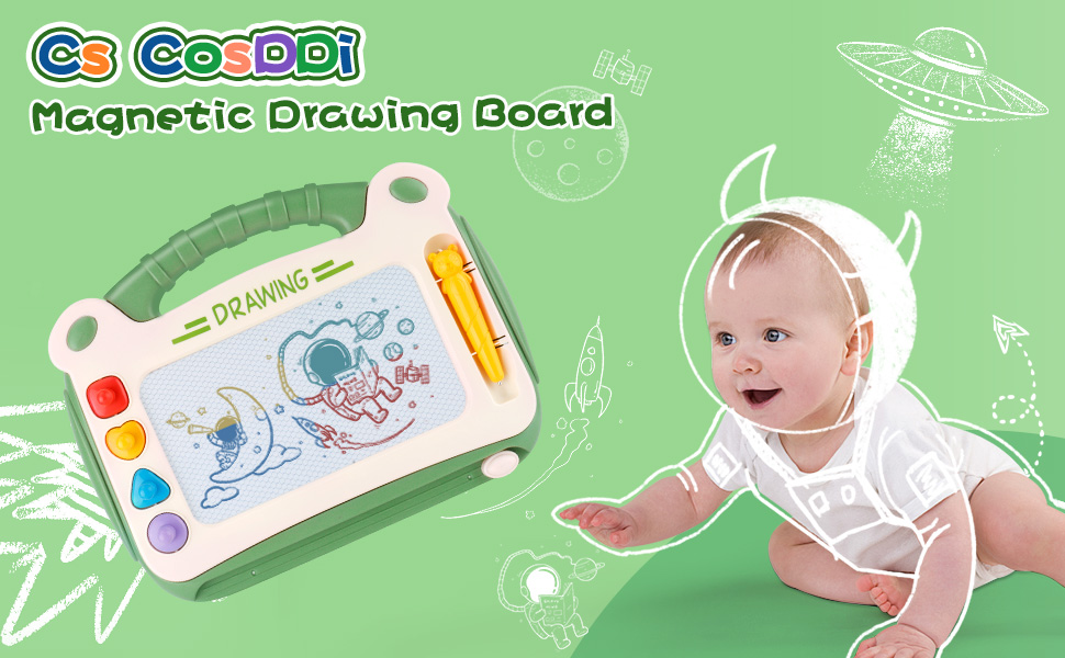 CS COSDDI Drawing Board, Doodle Boys Girls Toys Age 3