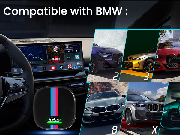 ＢＭＷ専用　Carplay AiBox 最新 ＢＭＷ MMB BMW AI Box Wireless Multimedia Carplay Adapter – MMB