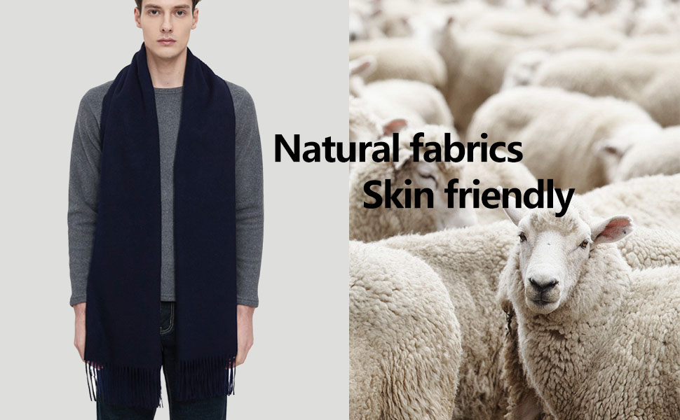 wool scarf for men