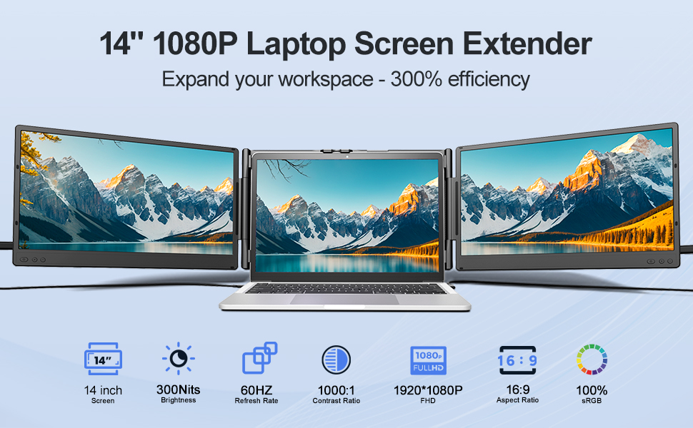 A+1 laptop screen extender