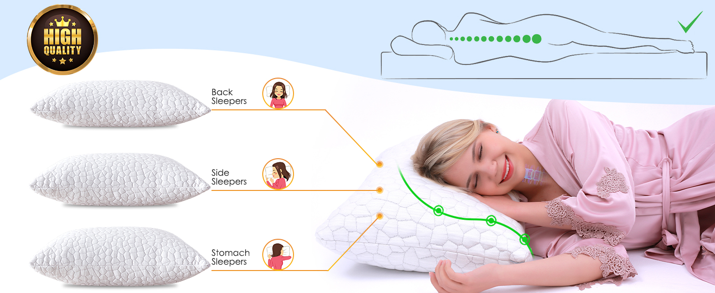 Adjustable cooling pillow