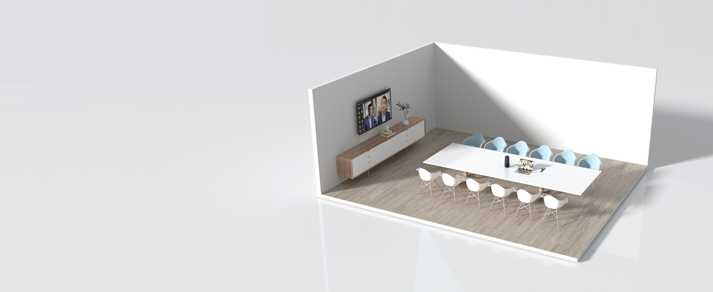 C50 360° Video Conference Camera, Microphone and Speaker, Noise Suppression, All-in-1 Webcam