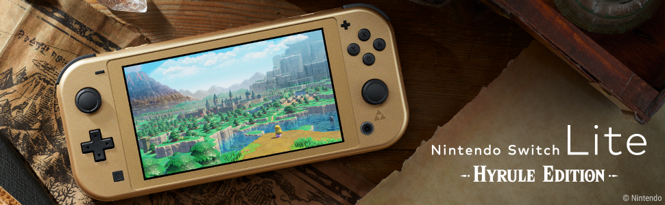 美品 Nintendo Switch Lite Hyrule Edition+α Nintendo Switch Lite: Hyrule Edition with Bonus Nintendo