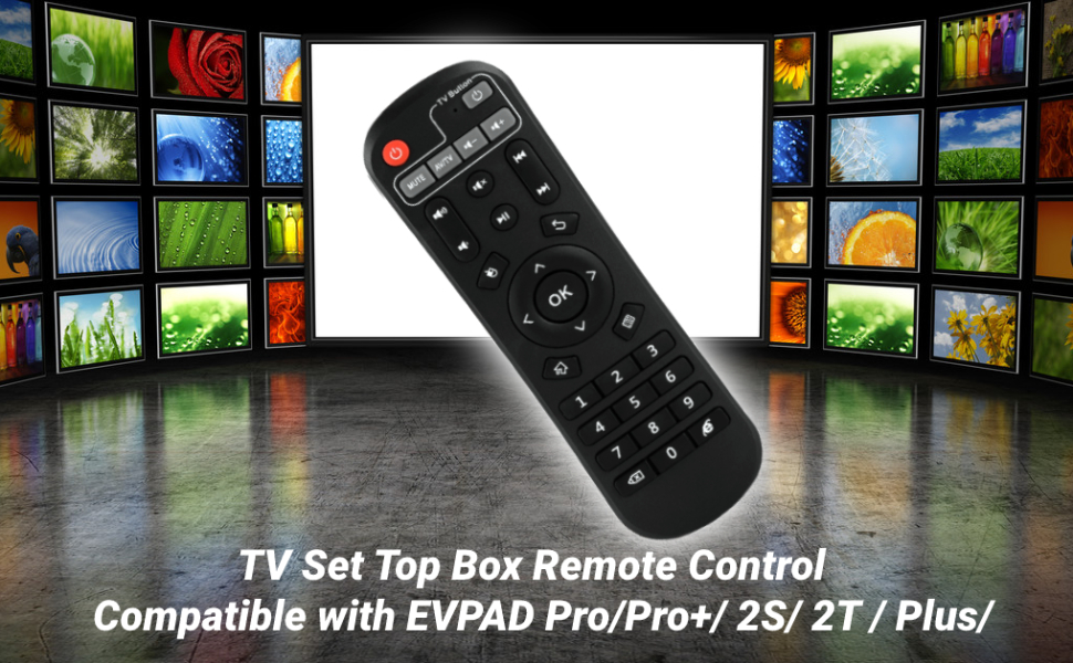 Android Box Remote TV Set Top Box Evpad Remote Control Replacement