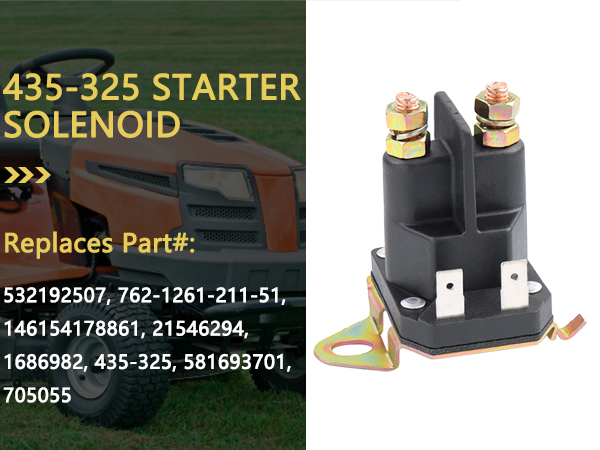 Amazon.com : HNeekyr 192507 Starter Solenoid Compatible with