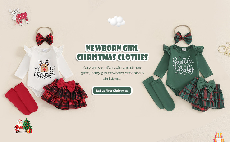 baby girl christmas outfit