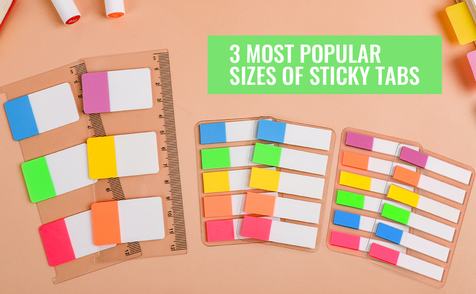 560Pcs Index Tab Flags In 3 Size, FANDAMEI Mini Saudi Arabia