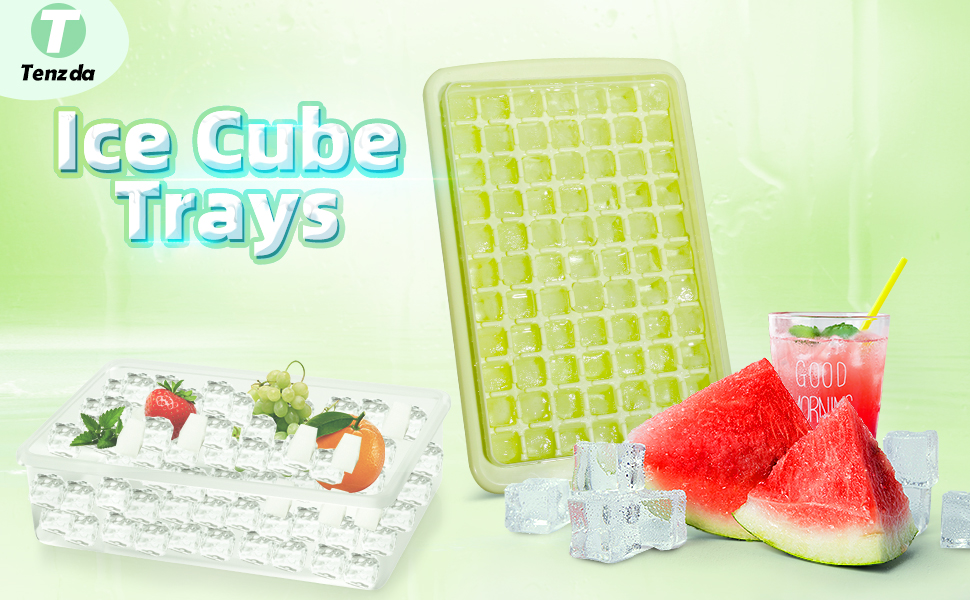 Ice Cube Tray, EasyRelease Mini Ice Cube Trays, Ice Cube