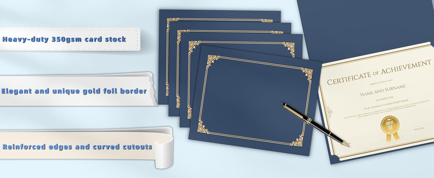 Amazon com : HAUTOCO 120 Pack Certificate Holders Navy Blue Diploma Amazon com : HAUTOCO 120 Pack Certificate Holders Navy Blue Diploma