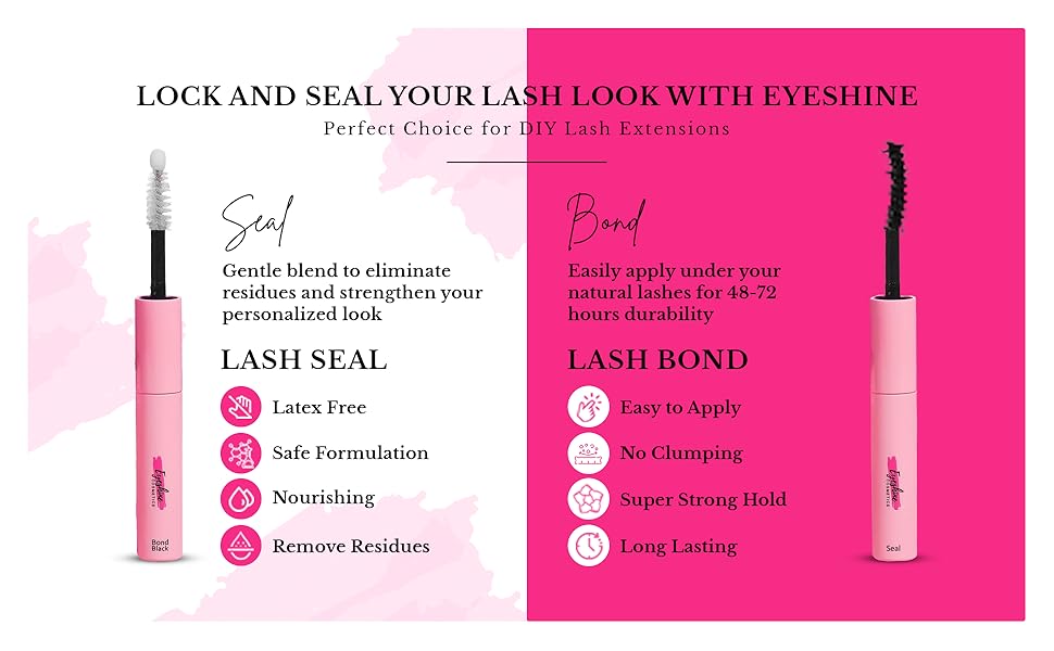Black Bond Lock and Seal your Lashes