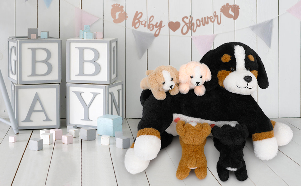 MaoGoLan Big Dog Plush Stuffed Animal,5 Pcs Dog Plush Toy