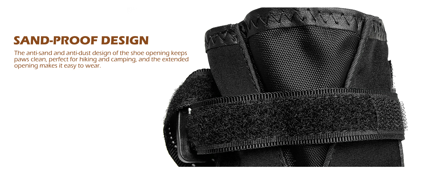 Sand-Proof Design perfect for hiking and camping