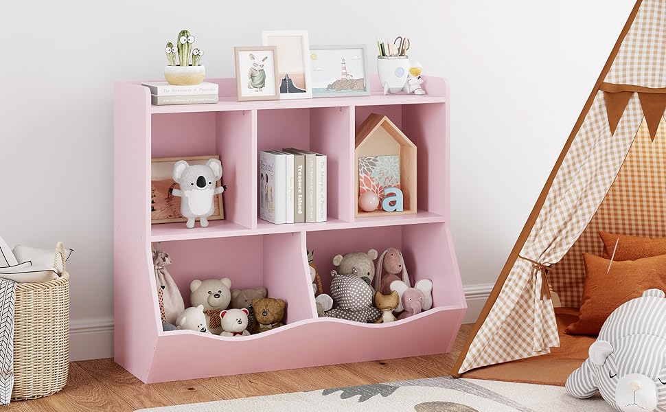 Toy Bookshelf and Bookcase for Boys and Girls