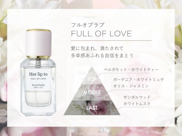 Amazon | 【 公式 】 Her lip to BEAUTY 香水 ローズブランシュ