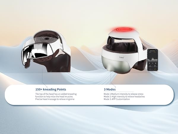 マッサージ機 breo - breo idream5s Amazon | [breo]ヘッドスパ アイウォーマー 全回復ヘルメット 頭