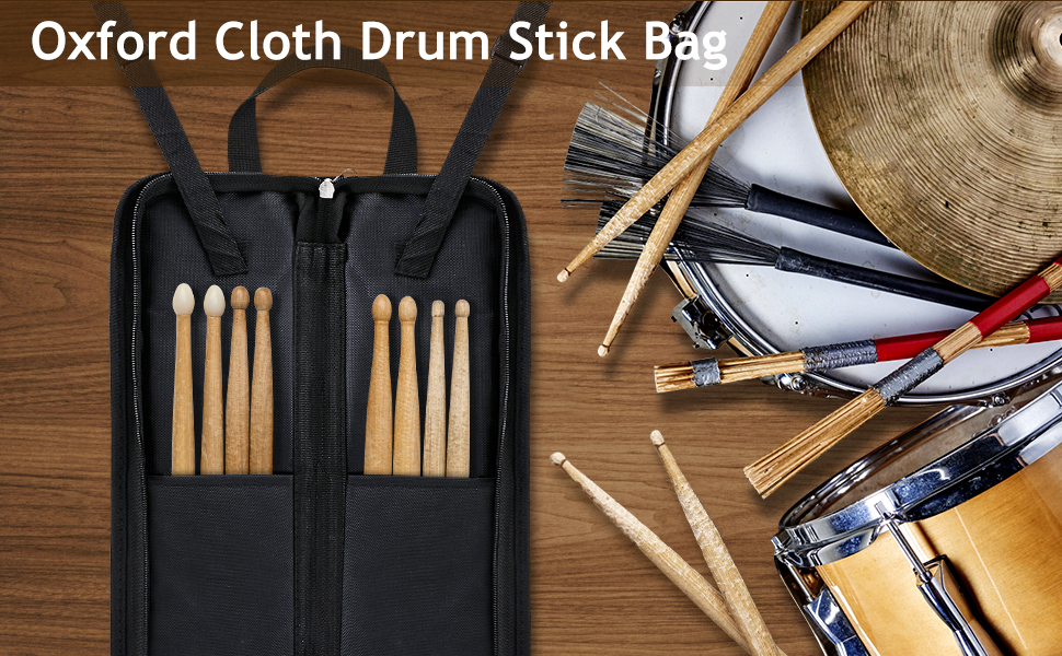 JIELISI Drumstick Holder Oxford Cloth Drum Stick Bag