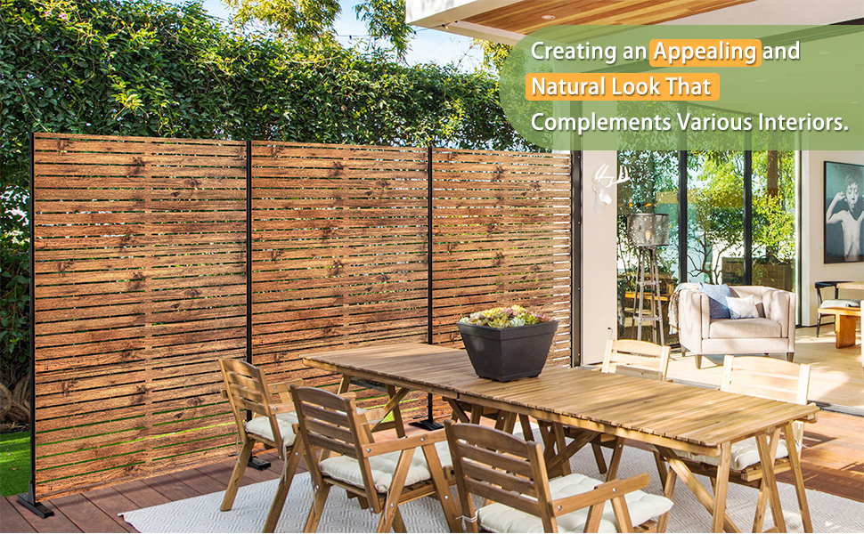 decorative privacy screen