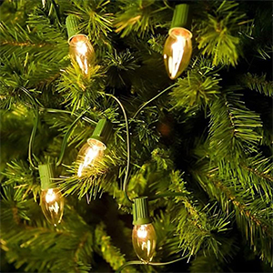 クリスマス tiko Konictom C7 Christmas String Lights, 25Ft Vintage Clear