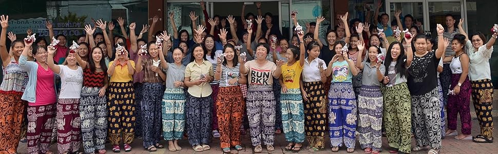 SOKDAS34_E352 Smocked Waist Rayon Spandex Pants W Side seam pockets Plus Size