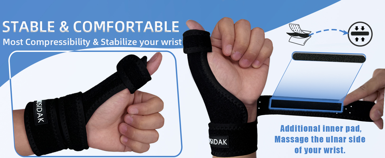 thumb wrist brace comfort cool thumb cmc restriction splint finger brace mommy thumb protector