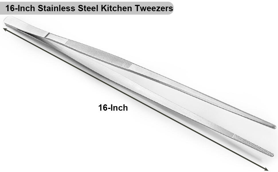 16 inch kitchen tweezers