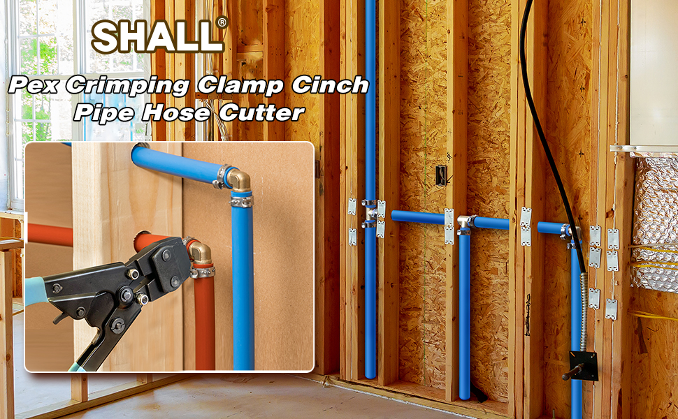PEX crimping clamp cinch tool kit
