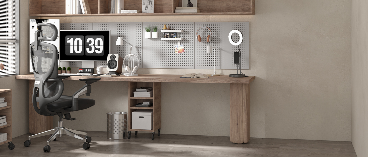 LarkLeaves Ergonomic Chair with 4D Armrests