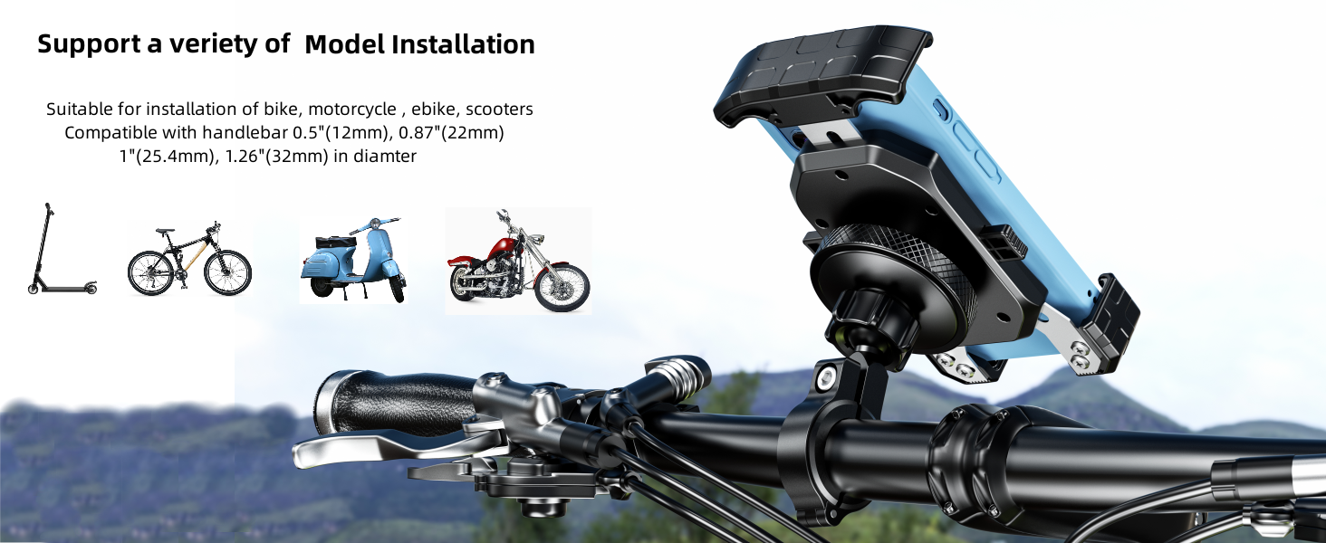 motorcycle cell phone mount