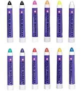 SAKURA Solid Paint Markers - 12 Assorted Permanent Marker Paint Pens - 2 Black Markers, 7 Assorte...