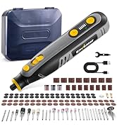 Enventor Cordless Rotary Tool, 8V Power Rotary Tool Kit with 123pcs Accessories, 5-Speed 30000RPM...