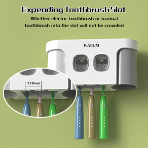 Expending Toothbrush Slot