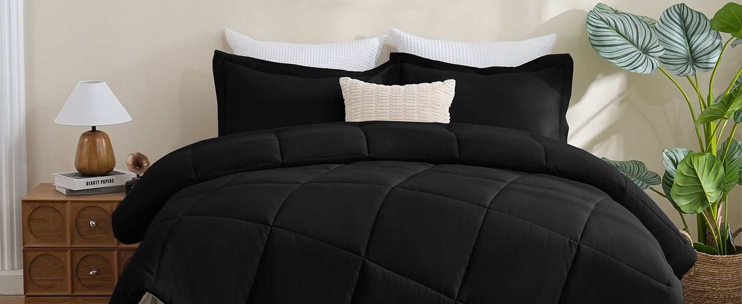 Box Stitched Comforter Set