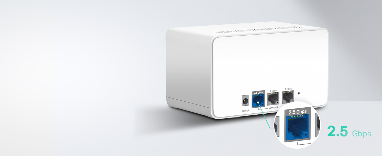 Halo H90X - Sistema Wi-Fi 6 Mesh AX6000 con puerto de 2,5 Gpbs
