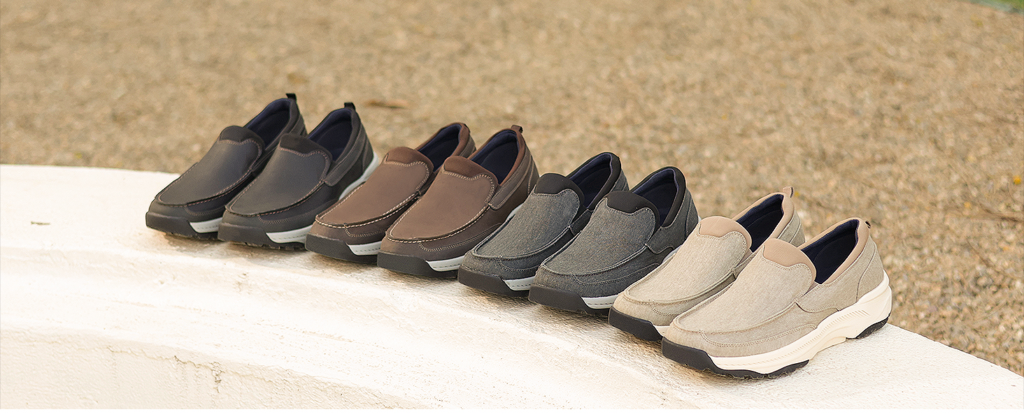men slip on shoes