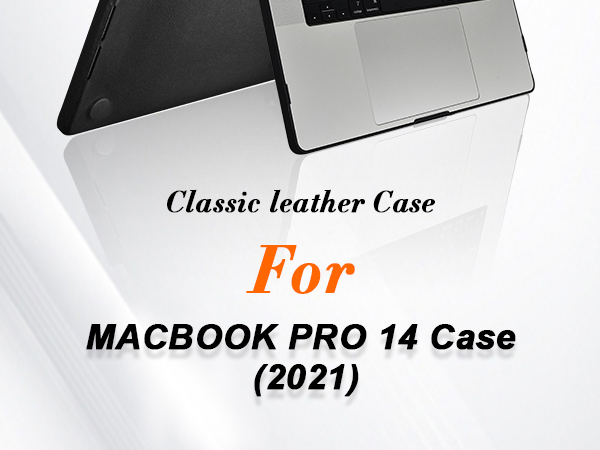 Amazon.com: ICARER MacBook Pro 14 Case, Premium Leather Case