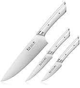 Cangshan HELENA Series German Steel Forged Starter Knife Set (White, 3-Piece)