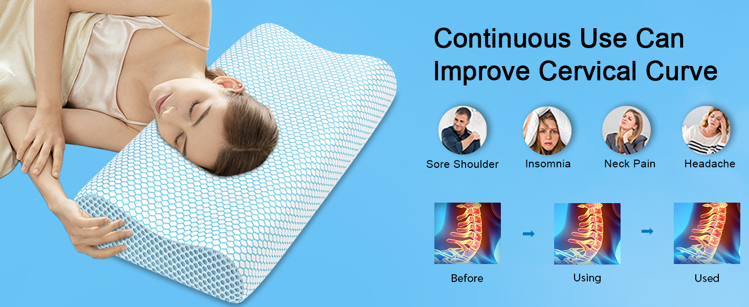 neck pillow for pain relief sleeping
