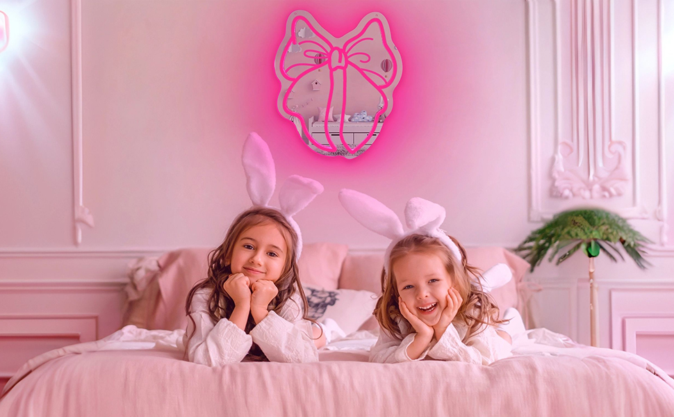 Bow Mirror Neon Sign-1