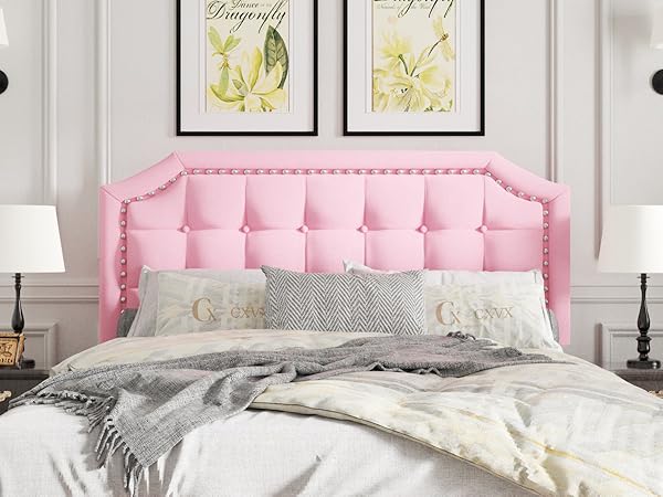 Amazon.com: CXVX Full Size Platform Bed Frame with Headboard